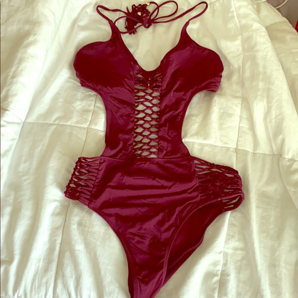 Me piece swimsuit! Stunning for any complexion